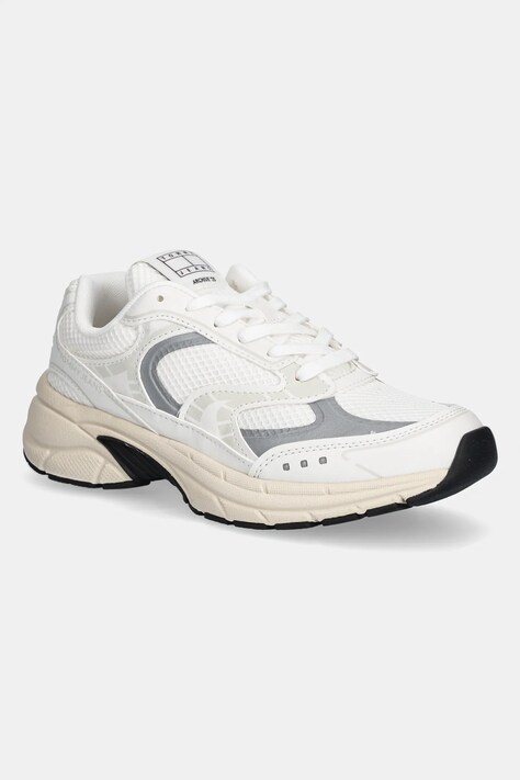 Tommy Jeans sneakers ARCHIVE 25 femei, culoarea alb, EN0EN02745
