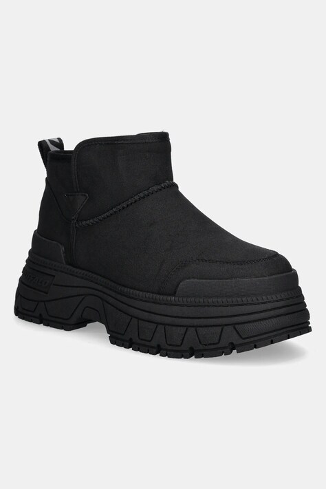 Sněhule Buffalo Fusion Slip On Lo Warm černá barva, 1270112-BLK