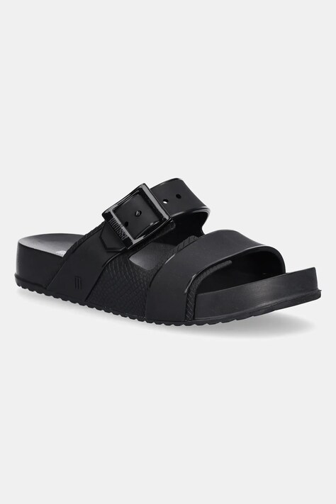 Pantofle Melissa COZY CONNECTION SLIDE dámské, černá barva, M 35832