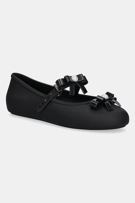 Μπαλαρίνες Melissa SOFT BALLERINA BOW χρώμα: μαύρο, M 35971