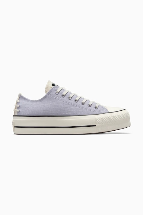 Converse tenisówki Chuck Taylor All Star Lift kolor fioletowy A12553C