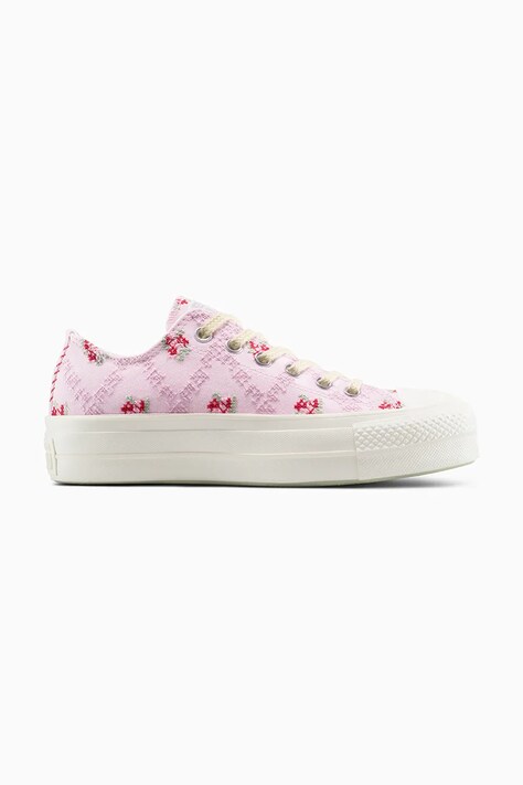 Tenisky Converse Chuck Taylor All Star Lift růžová barva, A13660C