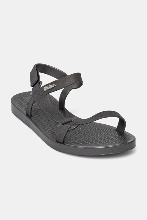 Sandály Melissa MELISSA SUN DOWNTOWN METALLIC AD dámské, šedá barva, M.33640.54177