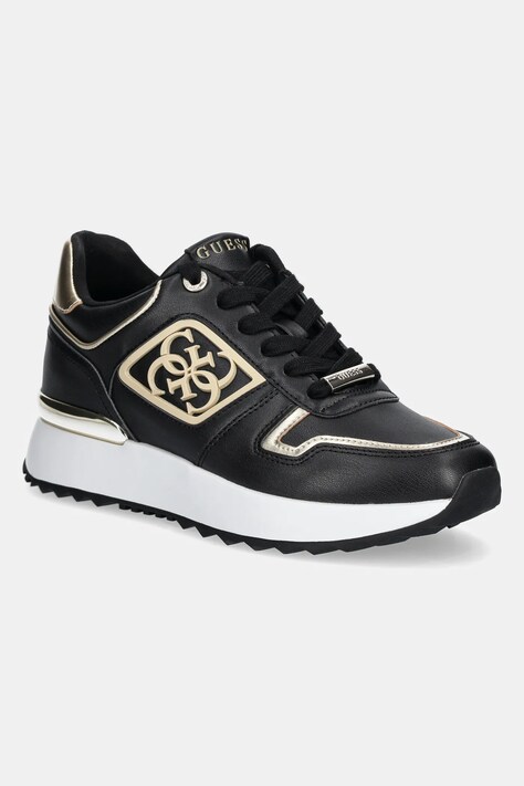 Guess sneakers KOYAA femei, culoarea negru, FLJKOY ELE12