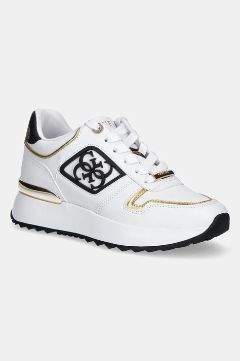 Guess sneakers KOYAA femei, culoarea alb, FLJKOY ELE12