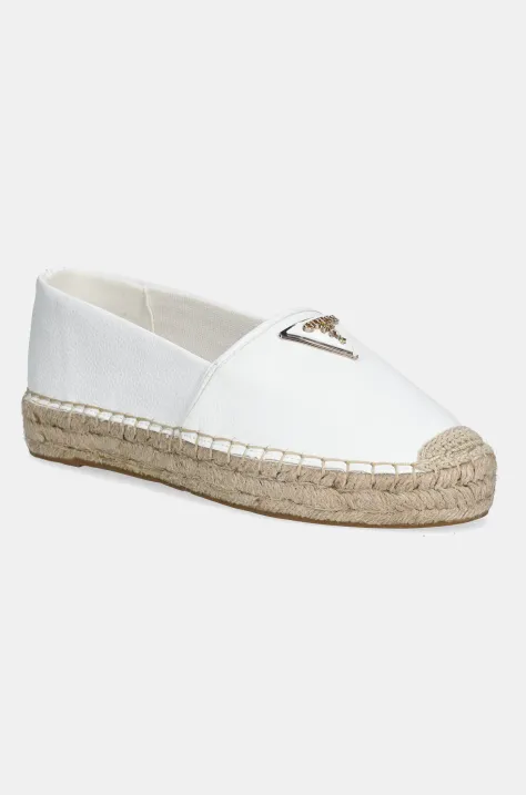 Guess espadrile JOLANDY culoarea alb, FLJLND LEA14
