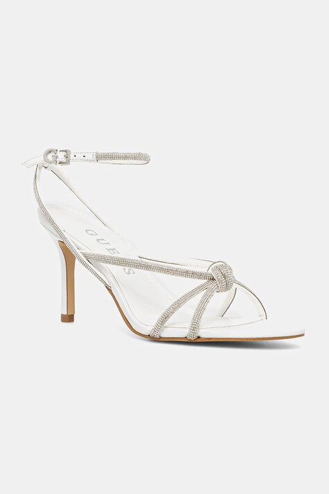 Guess sandale MERLOTA culoarea alb, FLJMRT ELE03