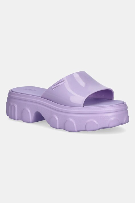Melissa papuci MELISSA ELLA SLIDE AD femei, culoarea violet, cu platforma, M 35882.BH683