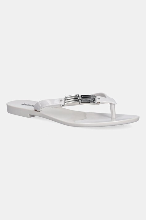 Žabky Melissa MELISSA HARMONIC M CHIC AD dámské, bílá barva, na plochém podpatku, M 35906.BB093