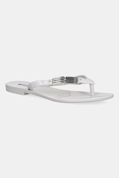Žabky Melissa MELISSA HARMONIC M CHIC AD dámské, bílá barva, na plochém podpatku, M 35906.BB093