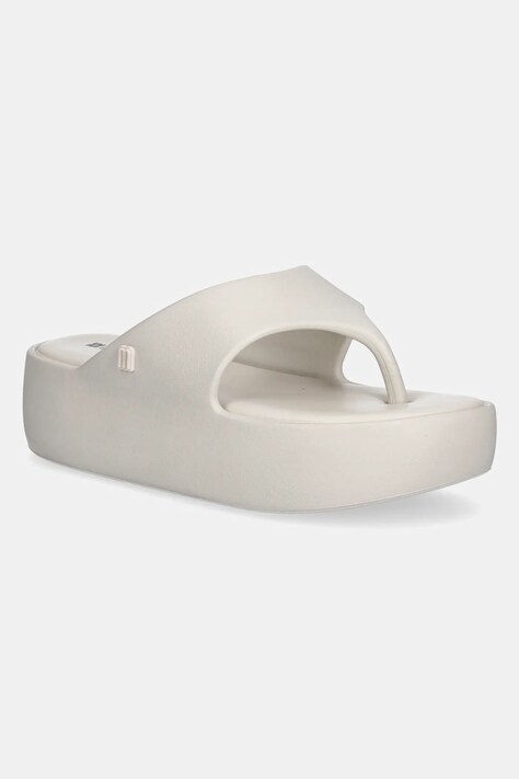 Melissa papuci MELISSA FREE PLATFORM THONG AD femei, culoarea bej, cu platforma, M 36088 BE887