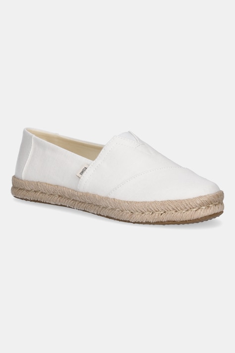 Toms espadrile ALPARGATA ROPE 2.1 culoarea alb, 10020681