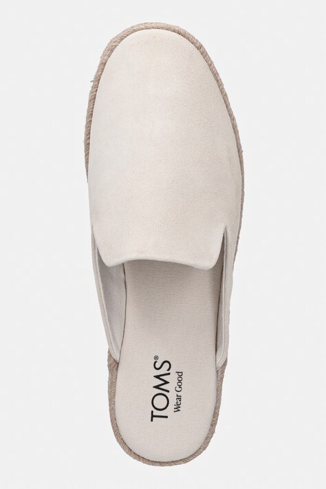 Toms шльопанці жіночі замшеві LIGHT SAND SUEDE — фото 4
