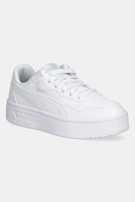 Puma sneakers Court Lally Skye femei, culoarea alb, 400368