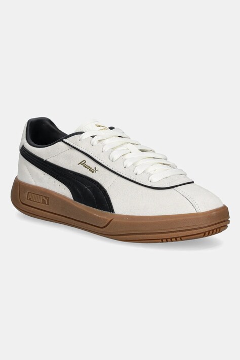 Puma sneakers din piele Puma Club Klassika SD femei, culoarea bej, 400718