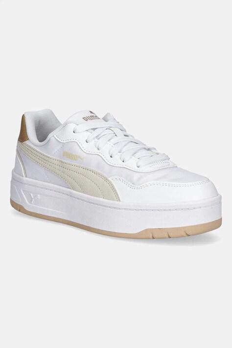 Puma sneakers Court Lally Skye culoarea alb, 401613