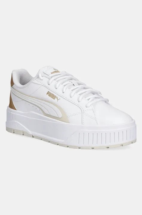 Kožené sneakers boty Puma Karmen II bílá barva, 401614