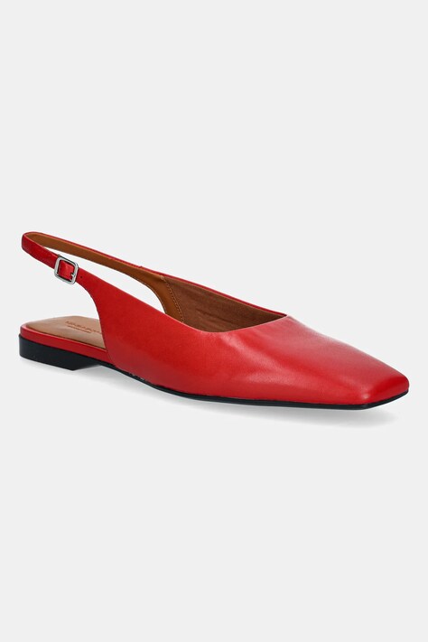 Kožené baleríny Vagabond Shoemakers DELIA červená barva, 5907-201-48