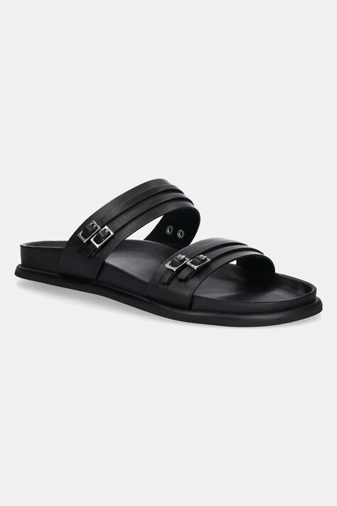 Vagabond Shoemakers slapi de piele EFFIE femei, culoarea negru, 5922-301-20
