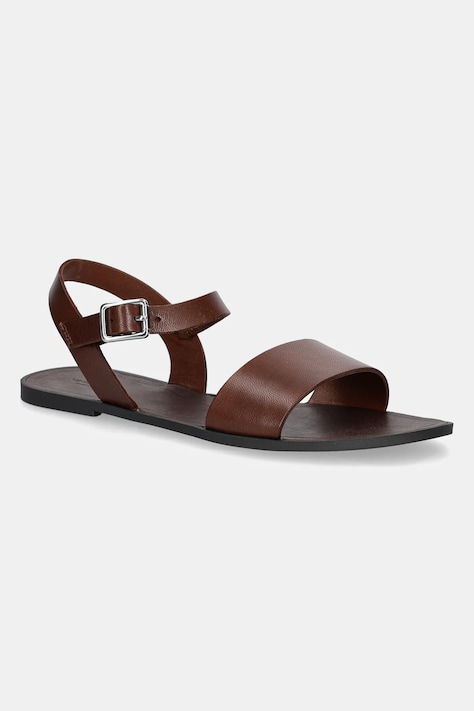 Kožené sandále Vagabond Shoemakers TIA 2.0 dámske, hnedá farba, 5931-101-27