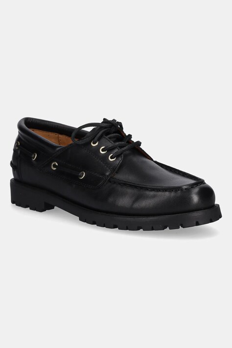 Vagabond Shoemakers mocasini de piele 5945-001-20 culoarea negru, cu toc plat, 5945-001-20