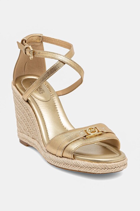 Kožne sandale MICHAEL Michael Kors Mandy boja: zlatna, 40R5MAMS2M.740