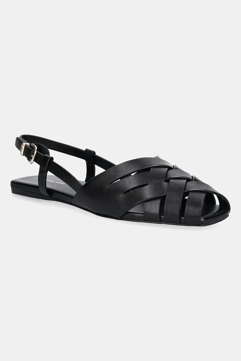 Kožené sandály MICHAEL Michael Kors Irene dámské, černá barva, 40S5IRFP1L.001