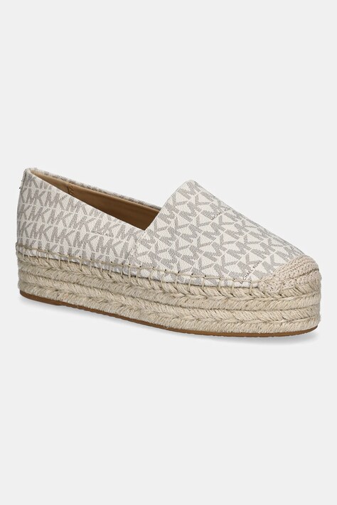MICHAEL Michael Kors espadrile Lynn culoarea bej, cu platforma, 40S5LYFP1B.150