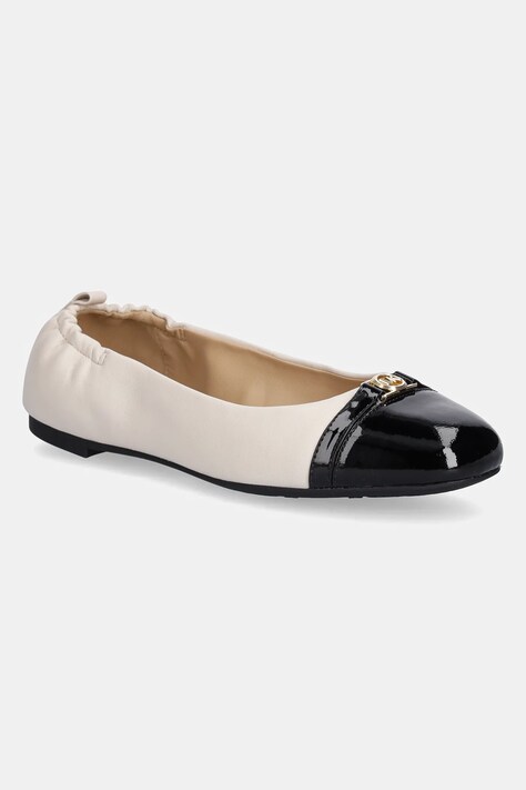 MICHAEL Michael Kors balerini de piele Mandy culoarea bej, 40S5MAFP2L.077