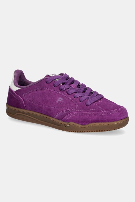 Fila sneakers din piele intoarsă Slantshot femei, culoarea violet, FFW0524