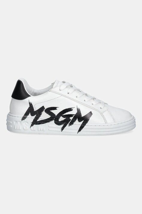 Шкіряні кросівки MSGM — SS25-OBD3CI, білий — фото 2