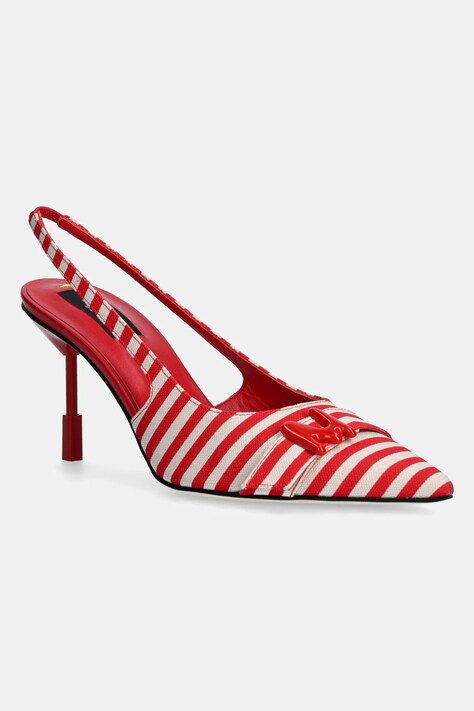 Lodičky MSGM červená barva, 3841MDS834