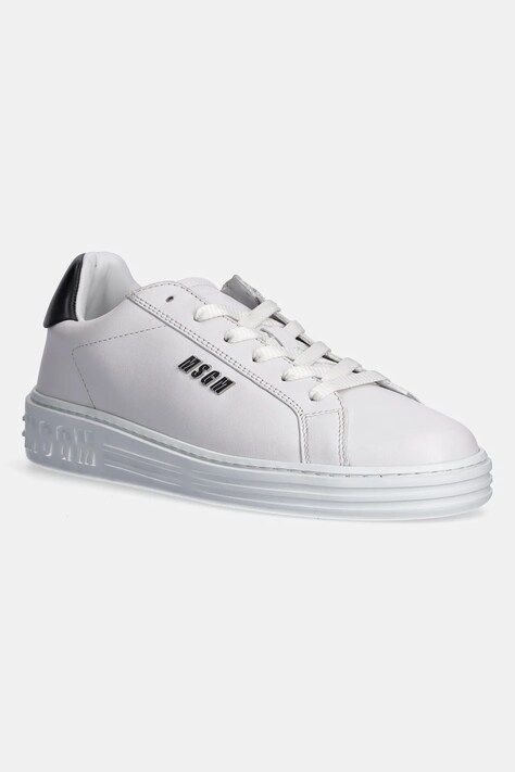 MSGM sneakers din piele culoarea alb, 3841MDS506
