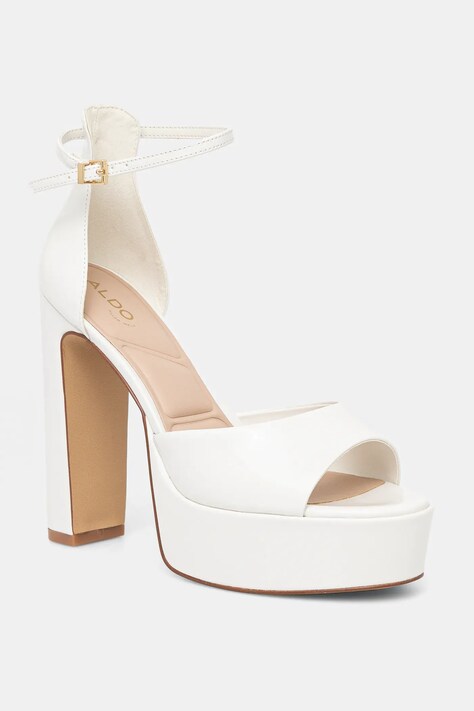 Aldo sandale NISSA culoarea alb, 13567222