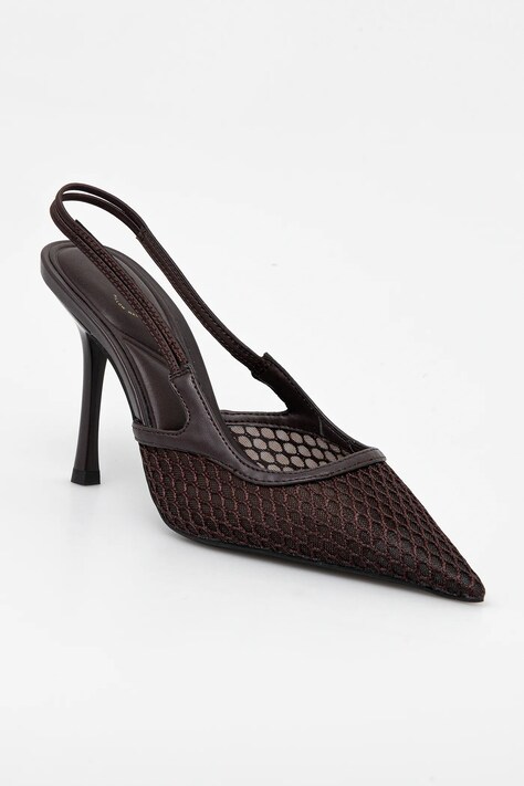 Aldo pantofi cu toc EVANIA culoarea maro, 13964757