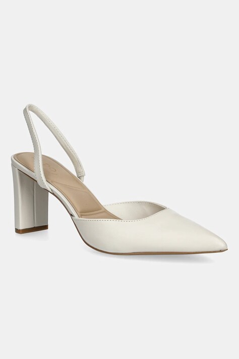 Aldo stilettos de piele OLAELDAN culoarea alb, 13967768
