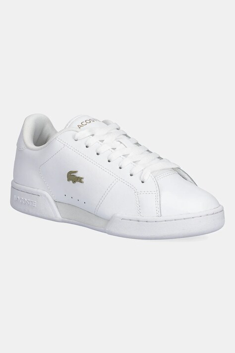 Lacoste sneakers din piele CARNABY CUP femei, culoarea alb, 49SFA0115