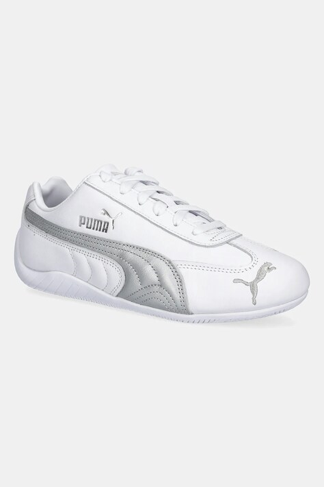 Шкіряні кросівки Puma Speedcat LTH жіночі колір білий 401603