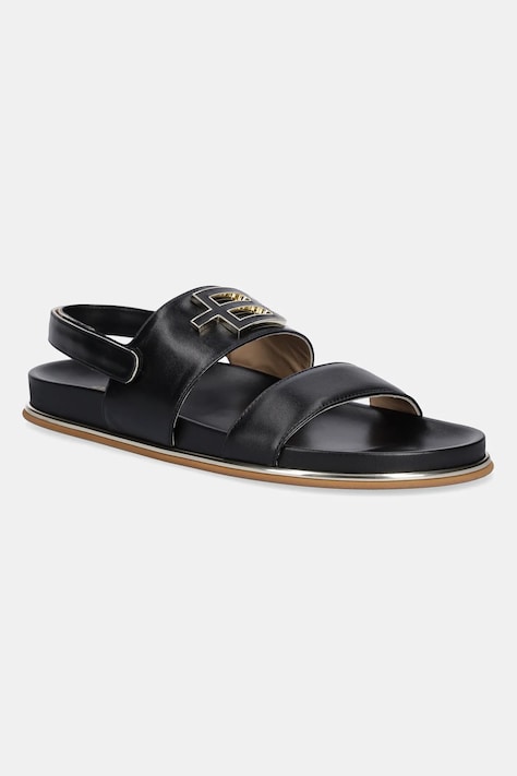 Baldinini sandale de piele culoarea negru, D5E226P1VITE