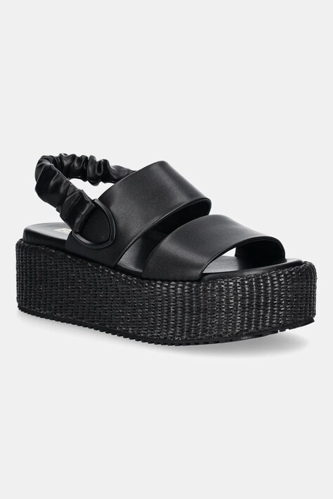 Blauer sandale OPAL culoarea negru, cu platforma, S5OPAL04