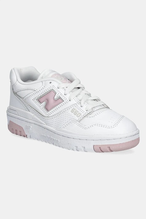 Kožené tenisky New Balance BBW550VC bílá barva, BBW550VC