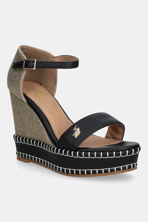 Sandale U.S. Polo Assn. AYLIN boja: crna, AYLIN025W/5YC1
