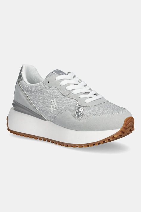 Кроссовки U.S. Polo Assn. BAYLE женская цвет серебрянный BAYLE003W/5NU1