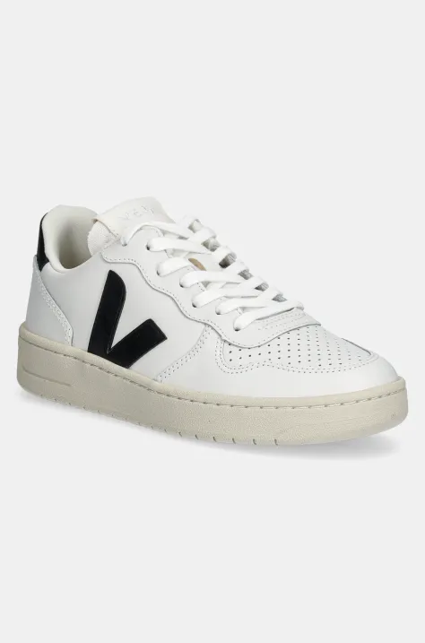 Veja buty VI0220738A V-10 LEATHER damskie kolor biały VI0220738A