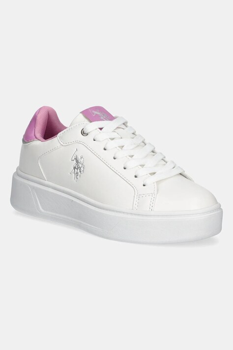 U.S. Polo Assn. sneakers YVONNE femei, culoarea alb YVONNE001W/5Y2