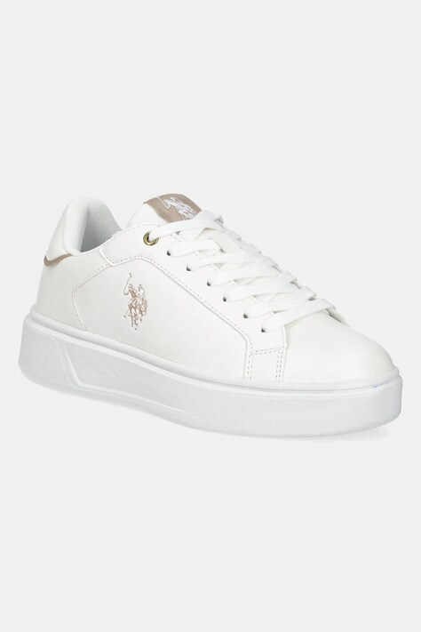 U.S. Polo Assn. sneakers YVONNE femei, culoarea alb, YVONNE001W/5Y2