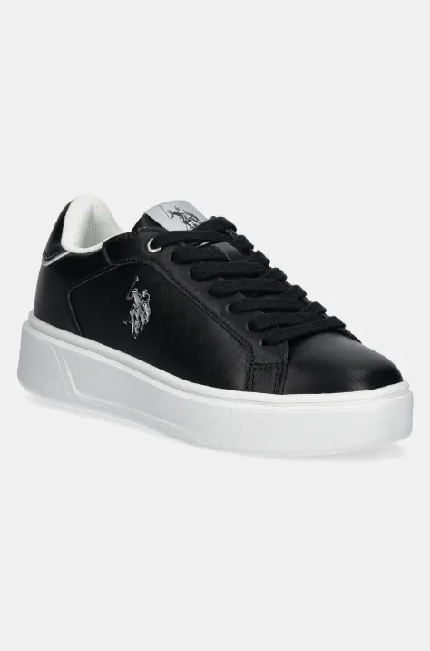 U.S. Polo Assn. sneakers YVONNE001W/5Y2 femei, culoarea negru, YVONNE