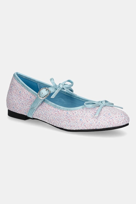Koi Footwear baleriny Twinkles Glittery Ballet Shoes kolor niebieski FT03