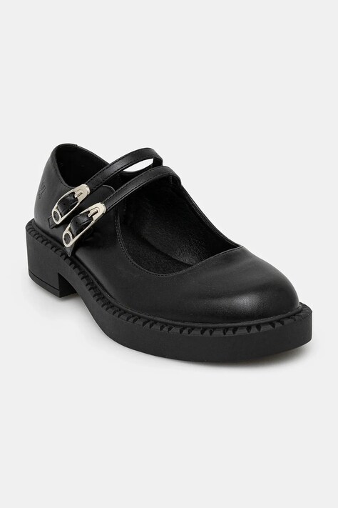 Туфли Koi Footwear Vagar Safety Pin Tale Mary Janes женские цвет чёрный на платформе SWA-22