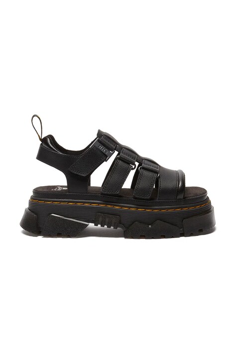 Sandály Dr. Martens Mattison 3S dámské, černá barva, na platformě, DM40891001